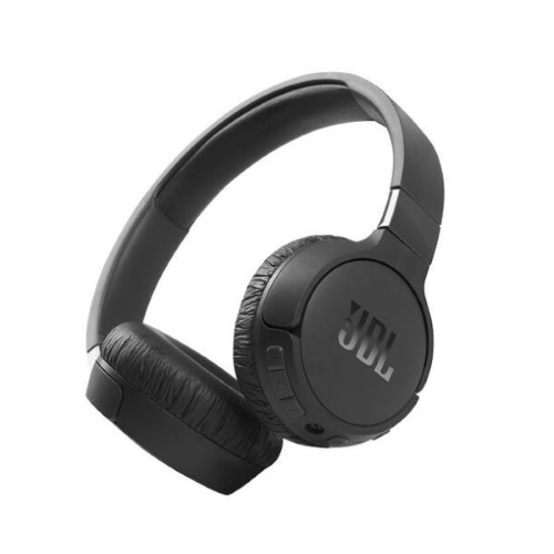 JBL TUNE 760NC CUFFIE OVER-EAR WIRELESS BLUETOOTH CON CANCELLAZIONE ATTIVA DEL RUMORE JBL PURE BASS PIEGHEVOLE NERO